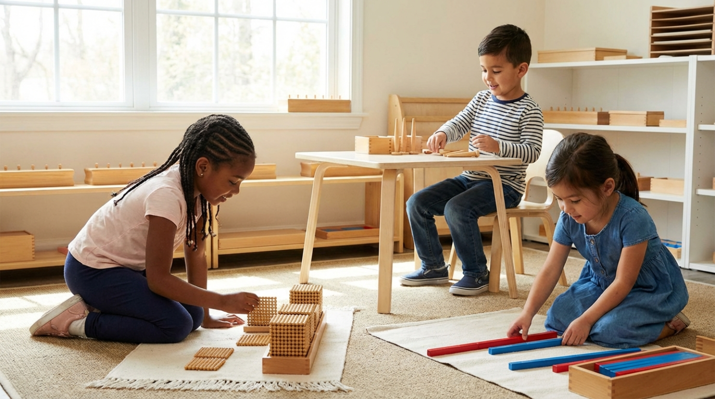 Montessori Math Activities for Children Ages Four to Six